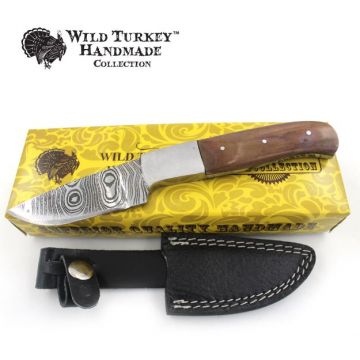 Wild Turkey Handmade Collection 8.25" Fix Blade Hunting Knife
