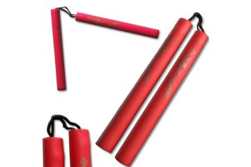 12" Foam Padded NunchakU RED