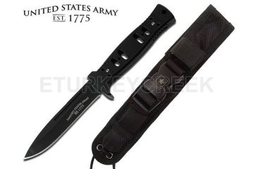 9.5" OVERALL US ARMY FIXED BLADE KNIFE WITH G10 HANDLE