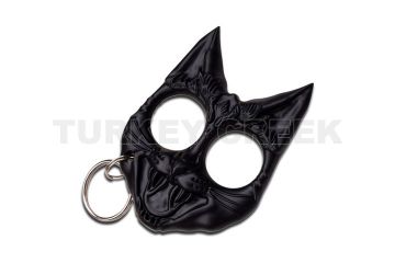 Cat Self Defense Key Chain Black