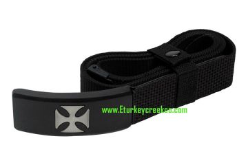 Hidden Belt Buckle Knife with 53" Adjustable Nylon Belt DV-01SH