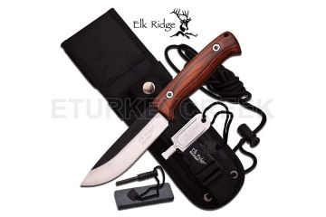 Elk Ridge ER-555PW FIXED BLADE KNIFE 10.5" OVERALL