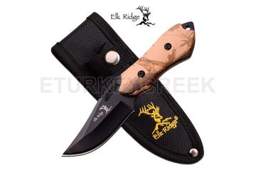 ELK RIDGE ER-562BC FIXED BLADE KNIFE 6" OVERALL