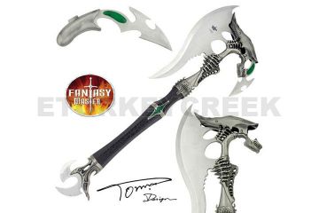 Alien Fantasy Axe W/ Detachable Knife