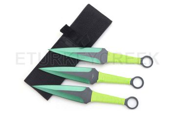 Snake Eye Tactical THROWING KNIFE SET 9" 2 Tone Blade