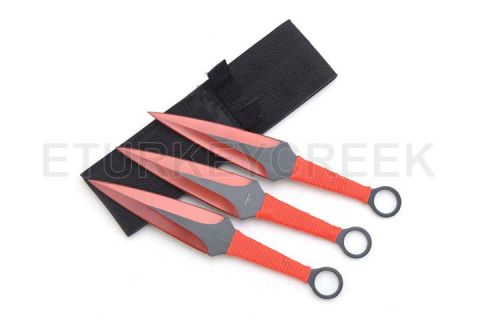 Snake Eye Tactical THROWING KNIFE SET 9" 2 Tone Blade