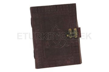 Triquetra Handmade Leather Bound Diary