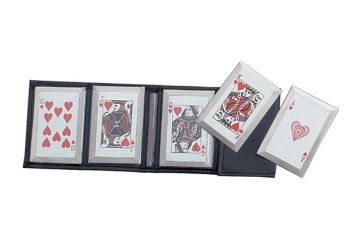 Royal Flush Throwing Cards - Hearts