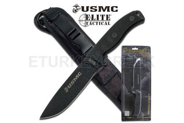 U.S. Marines by MTech USA USA M-1021BKCS FIXED BLADE KNIFE