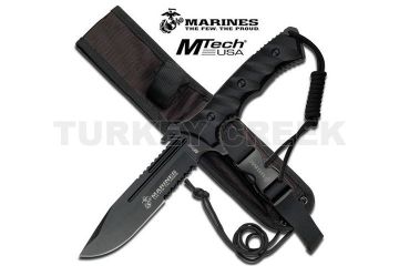 LICENSED US MARINES G10 HANDLE FIXED BLADE TACTICAL KNIFE 11.5"