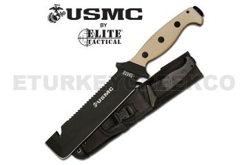" U.S Marines " Chisel Fix Blade. 5cr Blade G-10 Handle 13"