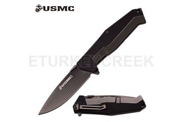U.S. Marines by MTech USA M-3002BK FOLDING KNIFE 4.75" CLOSE