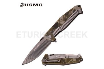 U.S. Marines by MTech USA M-3002DG FOLDING KNIFE 4.75" CLOSE