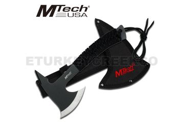 MTech Black Ninja Throwing Axe Hatchet - 8.75 Inch Overall
