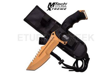MTECH USA XTREME MX-8054GD TACTICAL FIXED BLADE KNIFE