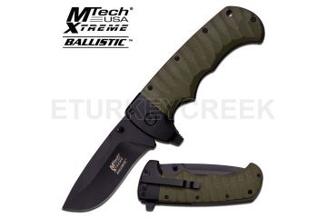 MTECH XTREME MX-A830GN SPRING ASSISTED KNIFE 5" CLOSED