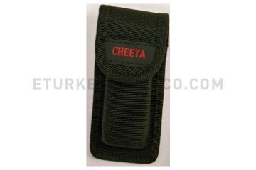 " Cheeta " 4" Heavy Duty Nylon Case Black