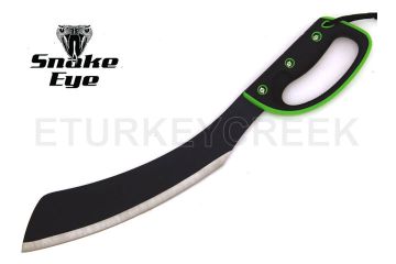 Snake Eye Tactical Full Tang Green Two Tone Handle Machete PA-0273-21BK/GN