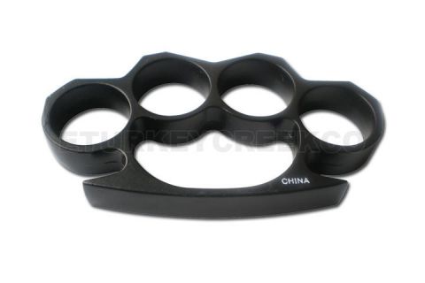 HEAVY BLACK BUCKLE KNUCKLES & PAPERWEIGHT