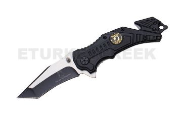 " P.O.W " Military Style Action Assist Knife 4.5" Closed