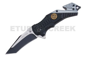 Assist Folding Every Day Carry Rescue Style Sniper Rescue Knife