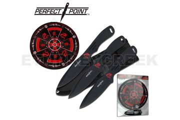 PERFECT POINT 3PC 8" THROWER WITH TARGET BOARD