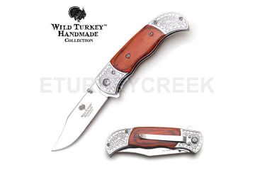 Wild Turkey Handmade Collection Spring Assist Knife 4.5" Closed WT-1001CW