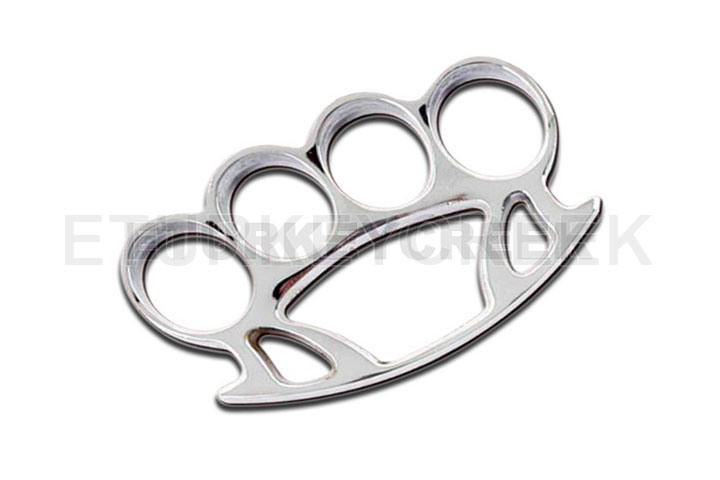 KNUCKLE BUCKLE SILVER HAMMER