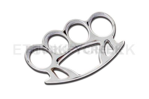 KNUCKLE BUCKLE SILVER HAMMER