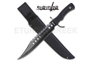 SURVIVOR SE-2232BK FIXED BLADE KNIFE 12.75" OVERALL