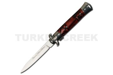 "Premium Milano Collection" Spring Assist Knife 5" Closed Burg