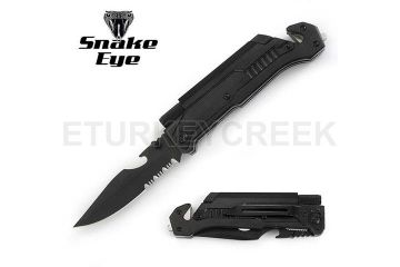 SNAKE EYE TACTICAL SPRING ASSIST KNIFE 4.5" CLOSED