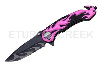 SNAKE EYE SE-891PK SPRING ASSISTED KNIFE 4.5"CLOSED