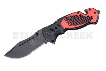 Snake Eye Tactical Spring Assist Knife 4.5" Closed with Clip