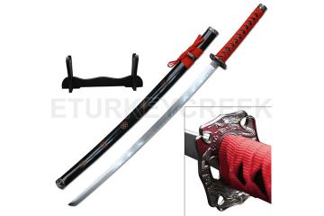 Snake Eye Tactical Samurai Sword with Display Stand - SW-72RD