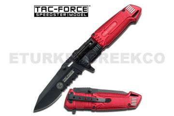 " Fire Fighter " Folder  Assist Knife 4.5" Closed with LED