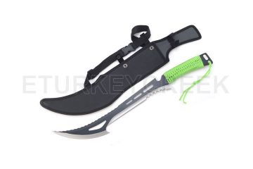 Snake Eye Tactical Zombie Killer Machete Green