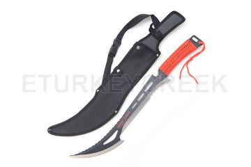 Snake Eye Tactical Zombie Killer Machete Red