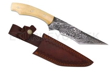 Wild Turkey Handmade Collection High Carbon Steel Fix Blade knife