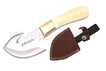Wild Turkey Handmade Collection Gut Hook Skinner Fix Blade knife
