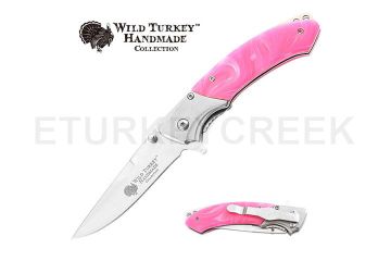 Wild Turkey Handmade Collection Spring Assist Knife 4.5" Closed