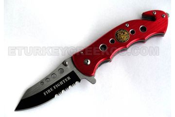 Fire Fighter Emergency Rescue Folder Assist Knife