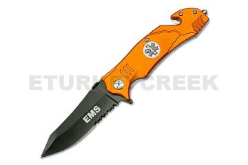 4.5" Closed EMT Ambulance Rescue Folder Action Assist Knife
